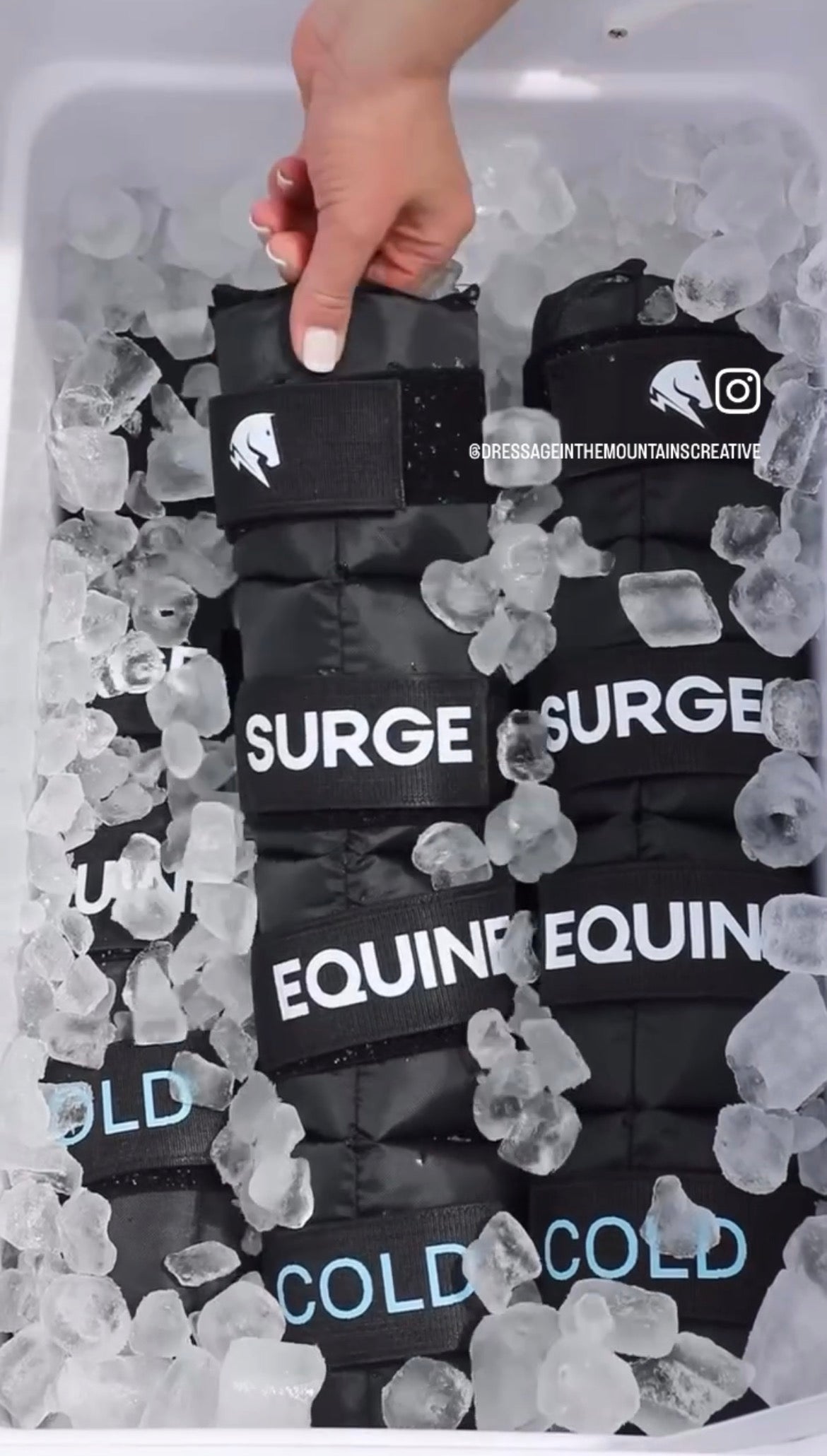‘QuickChill’ Equine Cold Leg Wraps